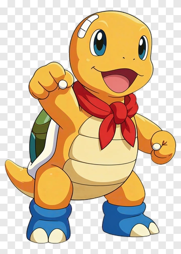 Turtwig With Red Scarf PNG