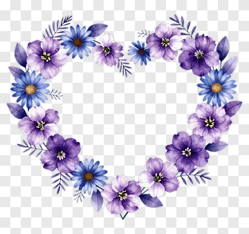Heart Shaped Floral Arrangement PNG