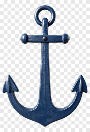 Blue Anchor PNG