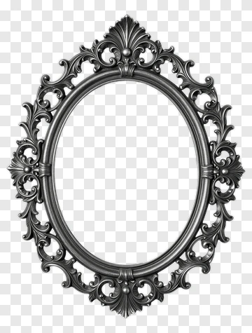 Ornate Mirror Frame PNG