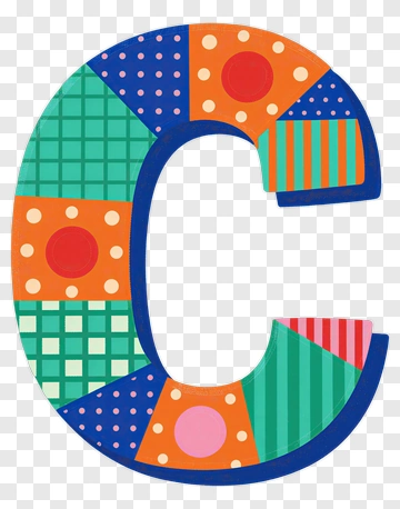 Colorful Letter C PNG