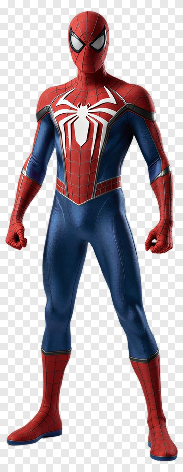 Spider-Man In Red And Blue Suit PNG