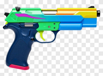 Colorful Toy Gun PNG