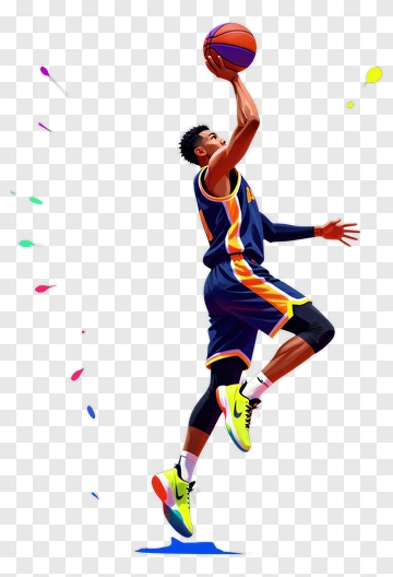 Basketball Player In Action PNG