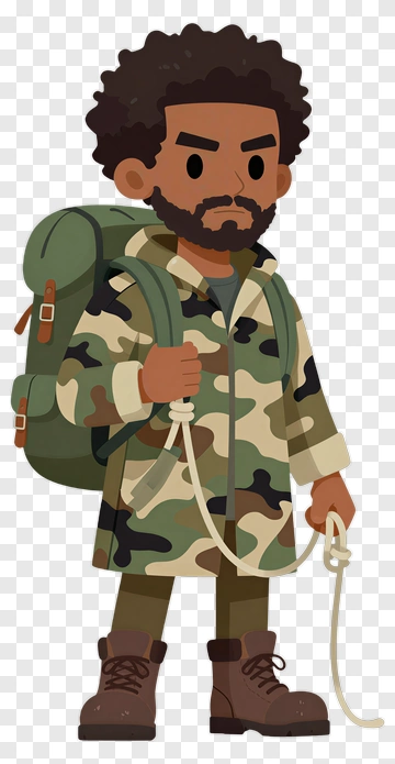 Man Ready For Adventure PNG