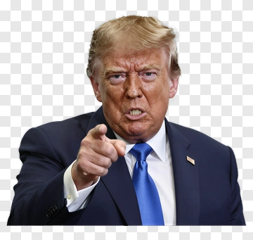 Donald Trump Pointing Forward PNG