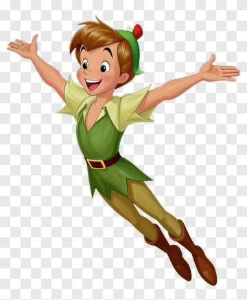 Peter Pan Flying PNG