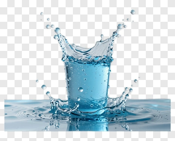 Water Splash In Glass PNG