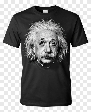 Albert Einstein Portrait T-Shirt PNG