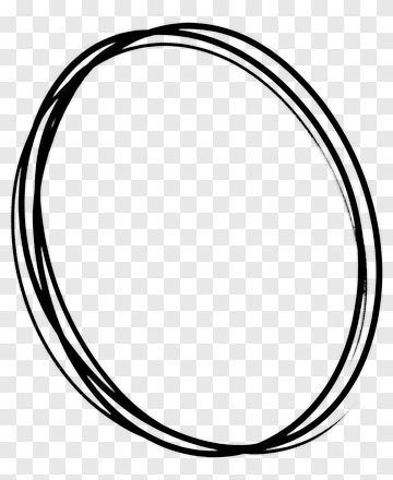 Hand Drawn Circle PNG