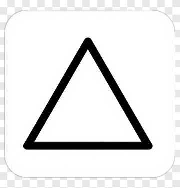 Black Triangle Icon PNG