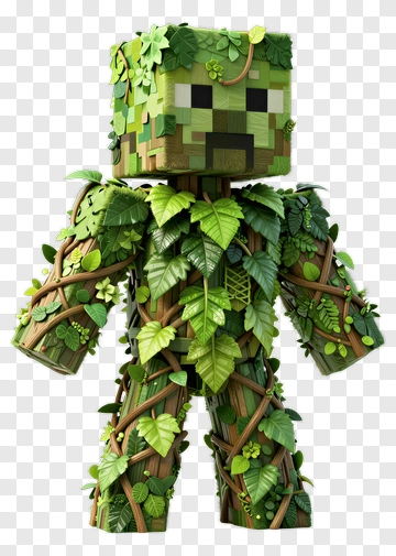 Creeper Covered In Plants PNG