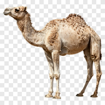 Camel Standing Profile PNG