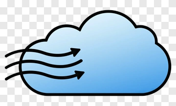 Cloud With Wind PNG