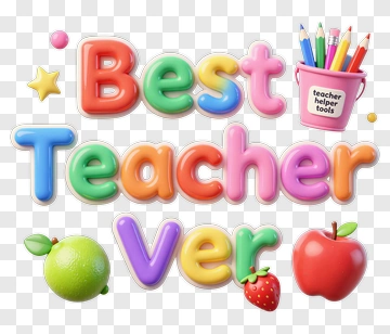 Best Teacher Ever PNG