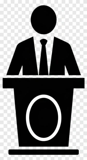 Speaker At Podium PNG