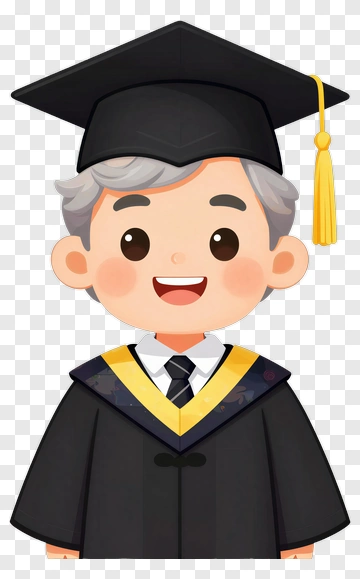 Happy Graduated Man PNG