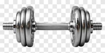 Metal Dumbbell PNG