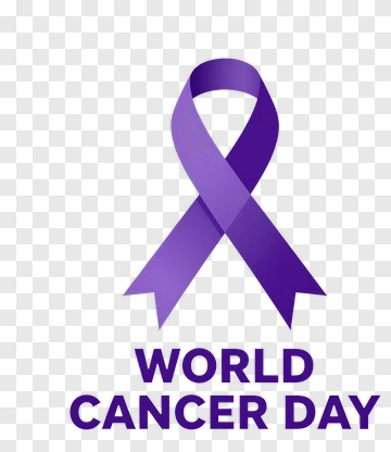 World Cancer Day Awareness Ribbon PNG