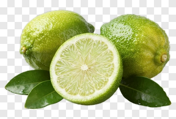 Fresh Lime With Leaf PNG