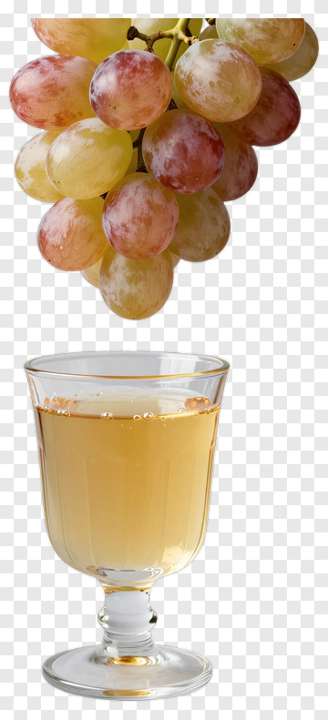 Grape Juice In A Wine Glass PNG