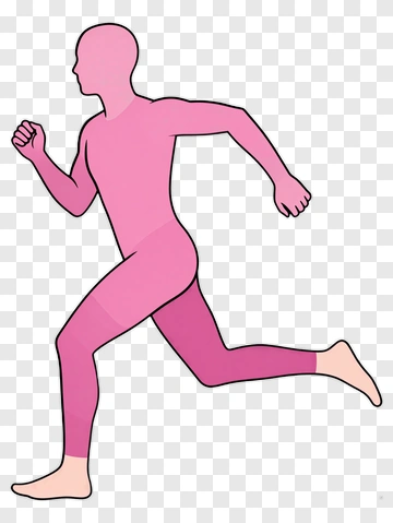 Running Figure PNG