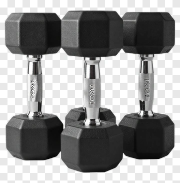 Three Dumbbells PNG