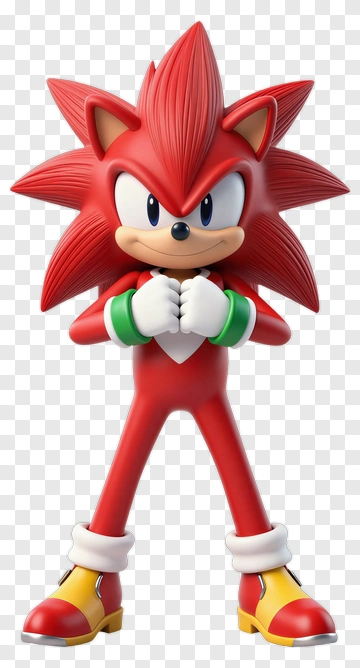 Sonic The Hedgehog In 3D Render PNG