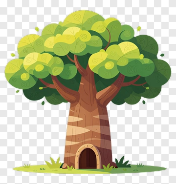 Tree House In The Forest PNG