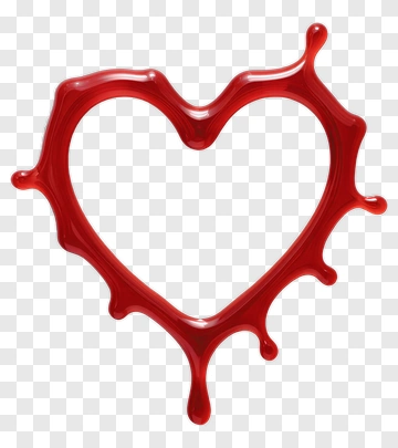 Red Heart Shape PNG