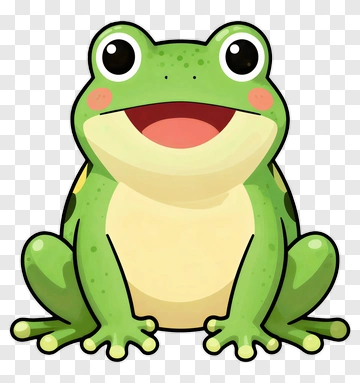 Happy Frog PNG