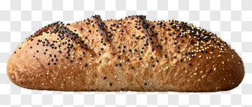 Freshly Baked Bread With Seeds PNG