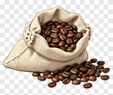 Coffee Beans In A Sack PNG