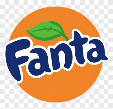 Fanta Logo With Orange And Leaf PNG