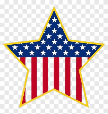 American Flag Star PNG