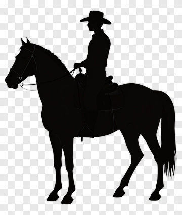 Cowboy On Horse PNG