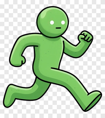 Running Figure PNG