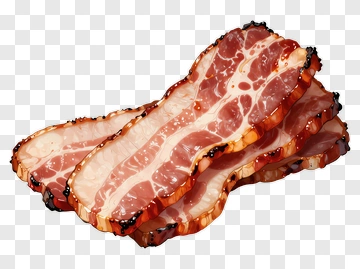 Crispy Bacon Slices PNG