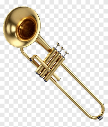 Golden Trumpet PNG