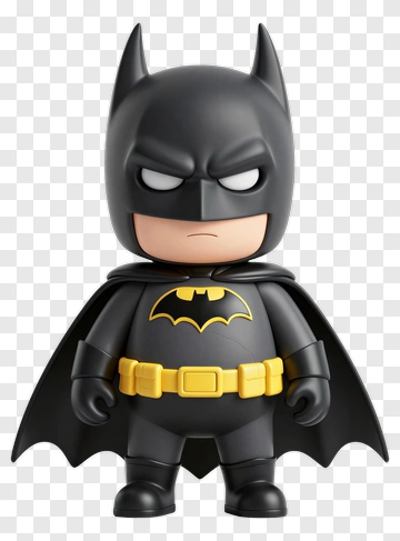 Batman Chibi Action Figure PNG