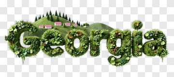 Georgia Nature Text Art PNG