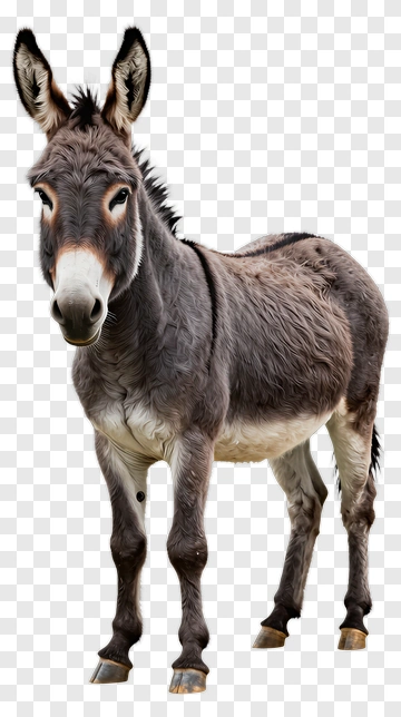 Donkey Standing PNG
