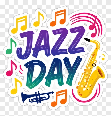 Jazz Day Celebration PNG