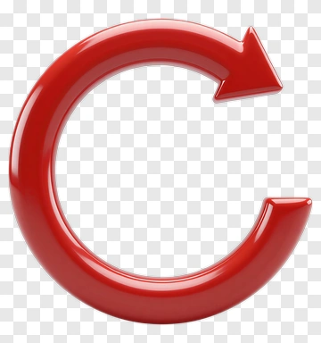 Red 3D Arrow PNG
