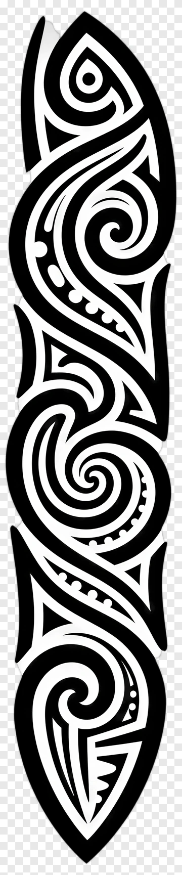 Tribal Tattoo Design Pattern PNG