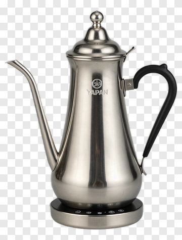 Japanese Stainless Steel Coffee Pot PNG
