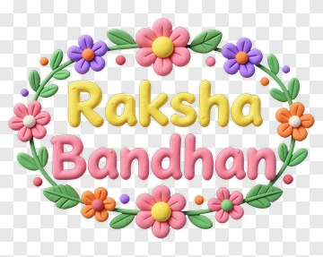 Raksha Bandhan Festival Design PNG