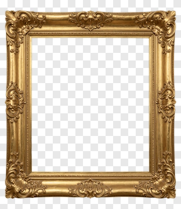 Ornate Gold Frame PNG