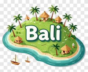 Bali Island Travel Destination PNG