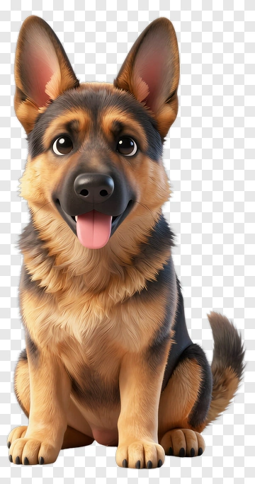 German Shepherd Puppy PNG
